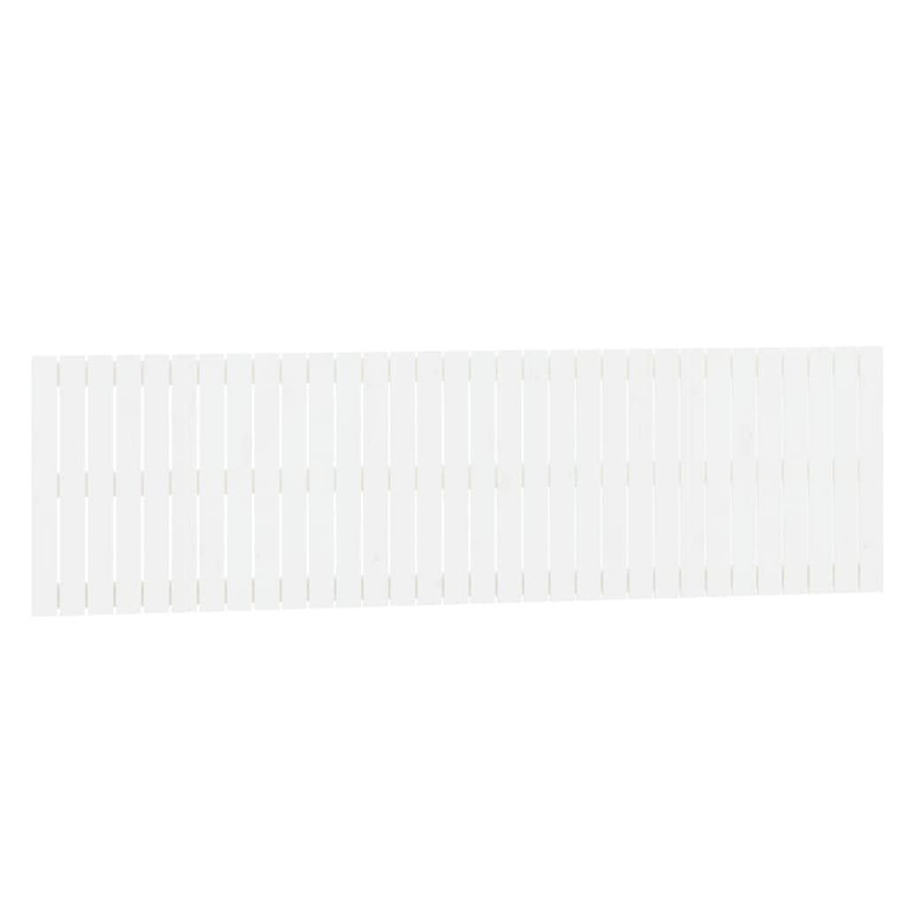 fehér tömör fenyőfa fali fejtámla 204x3x60 cm (824829)