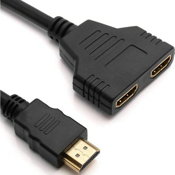 Retoo ROZDZIELACZ HDMI SPLITTER ROZGAŁĘŹNIK 2 PORTY