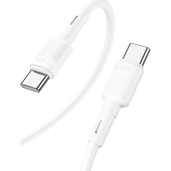 Kabel USB Hoco HOCO kabel Typ C do Typ C PD 3A 60W X83 1 m biały