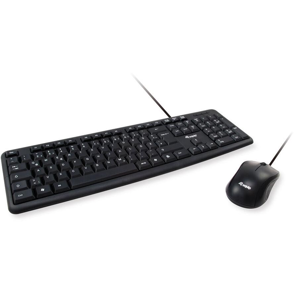 Equip 245201 teclado Rato incluído Escritório USB QWERTY Espanhol Preto