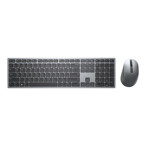 DELL KM7321W πληκτρολόγιο Συμπεριλαμβάνεται ποντίκι Γραφείο RF Wireless + Bluetooth QWERTZ Γερμανικός Γκρι, Τιτάνιο