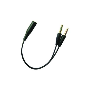 Sandberg 508-67 audio kabel 2 x 3.5mm 3.5mm Zwart