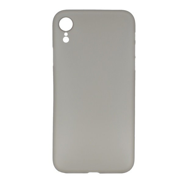 Műanyag telefonvédő (matt, ultravékony) FÜSTSZÍNŰ [Apple iPhone XR 6.1] (5996457826957)