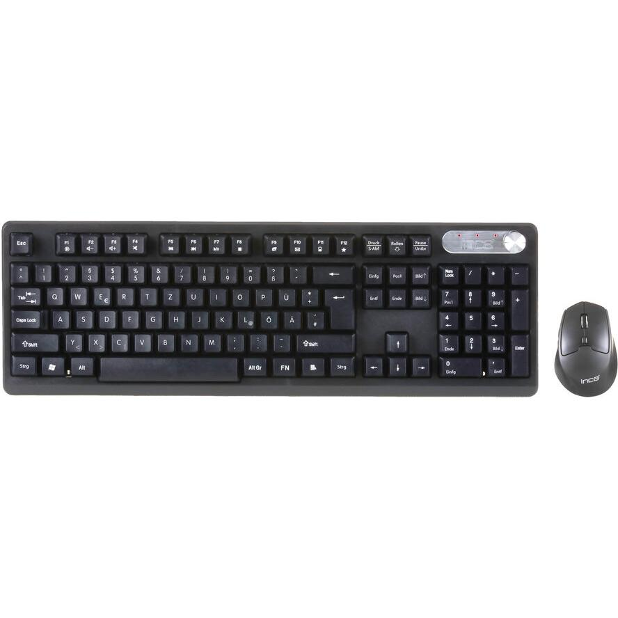 Inca IWS-549U Wireless Billentyűzet + Egér - Német (IWS-549U)
