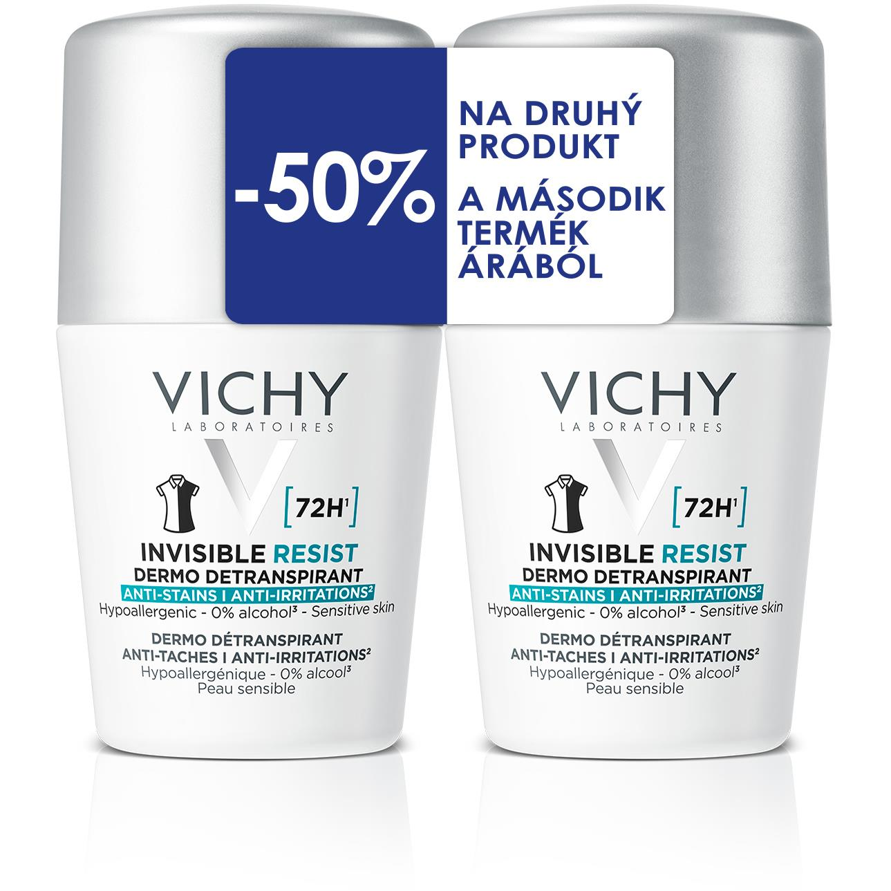 VICHY Invisible Resist 72H Antiperspirant 2 × 50 ml (8592807628782)
