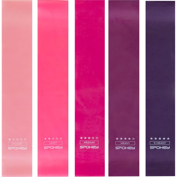 Spokey Artio Pink gumiszalag hurok szett (40483)