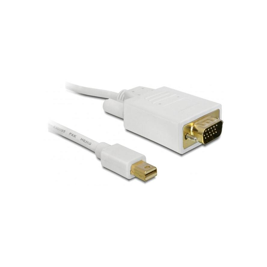 Delock Displayport mini apa > VGA 15 pin apa kábel 3 m (82922) (82922)