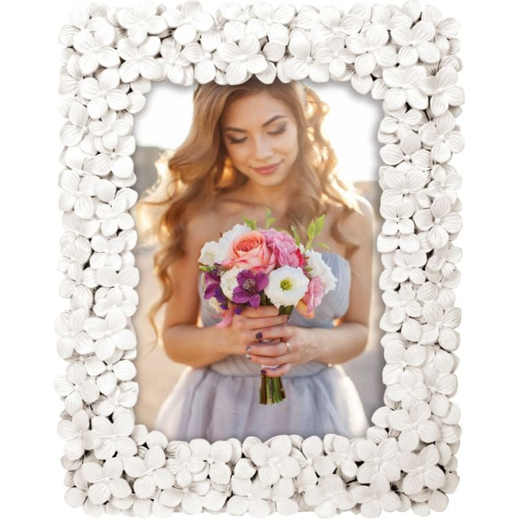 ZEP Blumen 13x18 EE9457 Képkeret - Fehér virágmintás (EE9457)