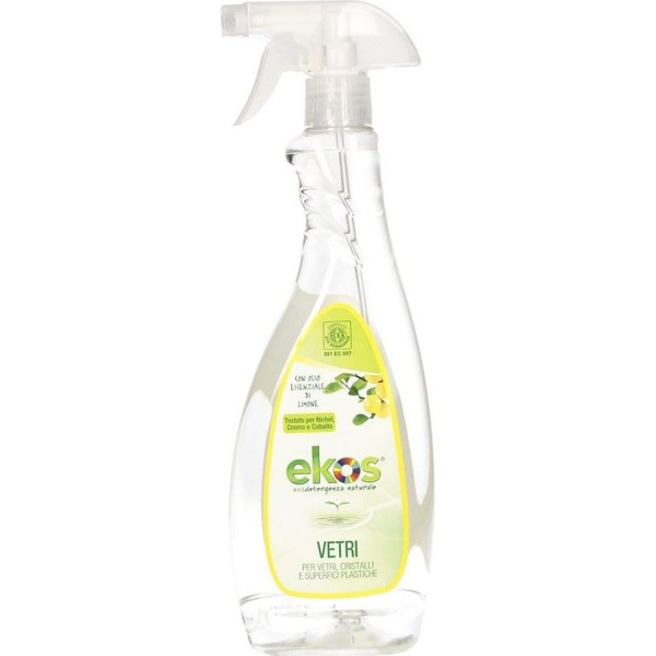Pierpaoli Ekologiczny spray do czyszczenia szkła, luster i kryształów, CYTRYNOWY, 750ml, Pierpaoli Ekos