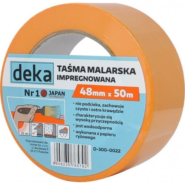  Deka TAÅMA RYÅ»OWA MALARSKA IMPREGNOWANA 48MM*50M