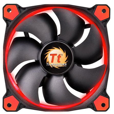 Вентилатор THERMALTAKE Riing 14 LED, Червен