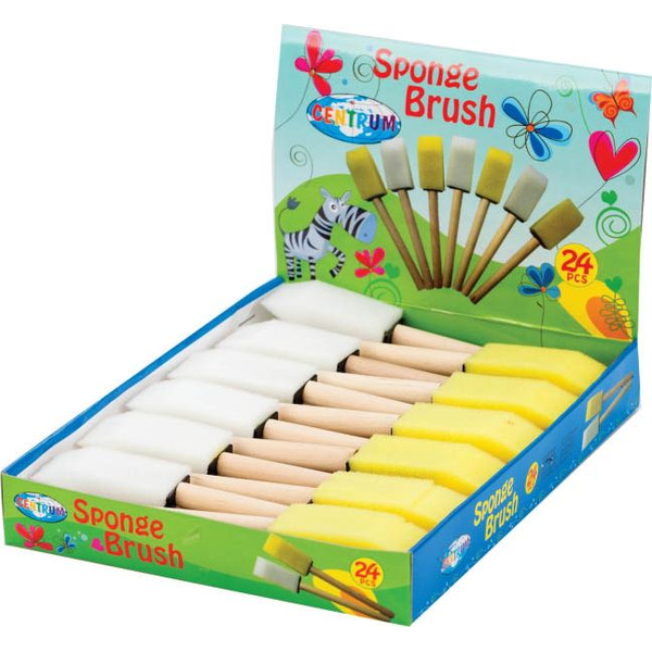  Centrum PĘDZEL GĄBKOWY CENTRUM 25X15X55MM, DŁUGOŚĆ 155MM