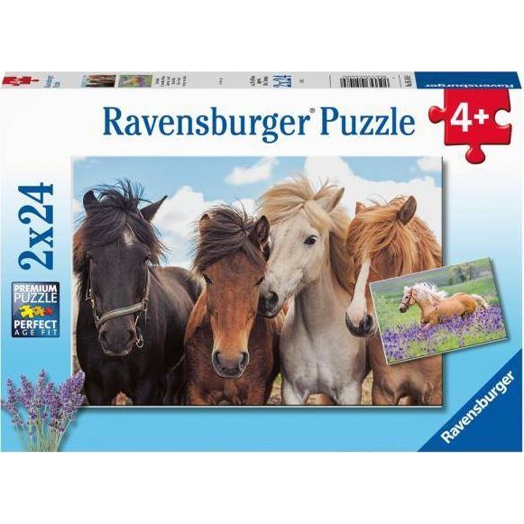 Ravensburger Puzzle - 2x24 db-os, Lovak (RG3864)