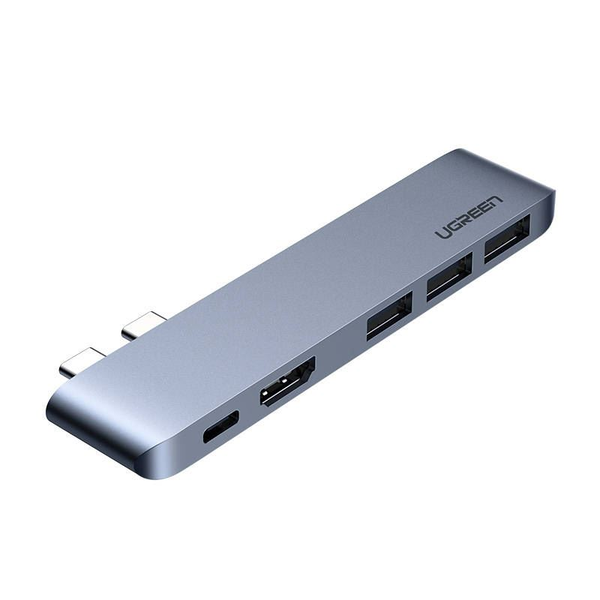 Ugreen 60559 dockingstation USB 3.2 Gen 1 (3.1 Gen 1) Type-C Sølv
