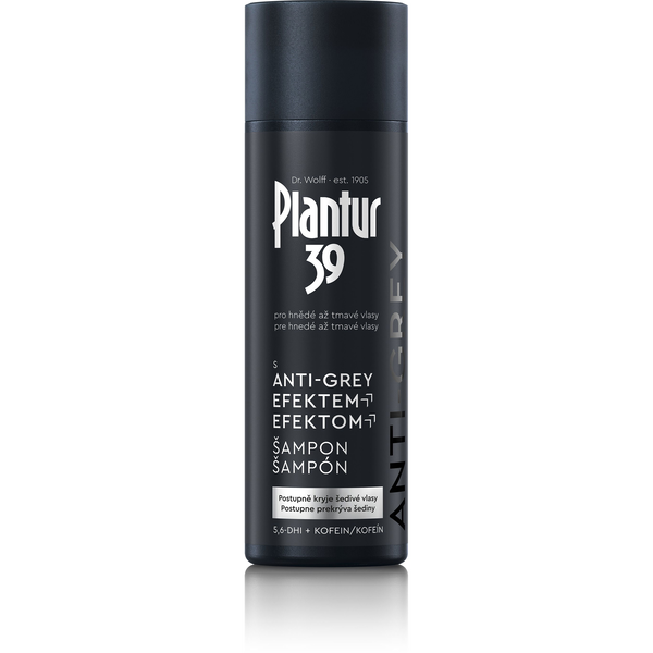 Шампоан за коса Plantur 39 Anti-Grey, 200 ml, подобрява външния вид на косата