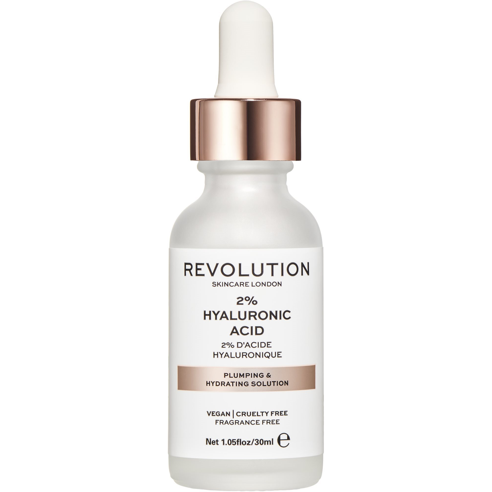 REVOLUTION SKINCARE Plumping & Hydrating Solution - 2% Hyaluronic Acid 30 ml (5057566631457)