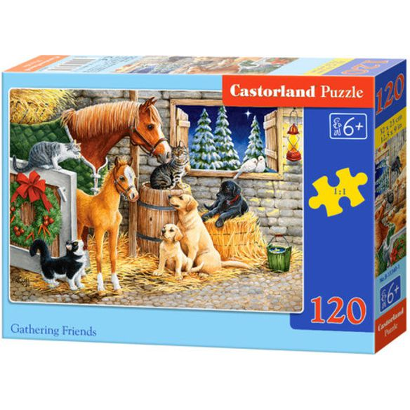 Castorland Gathering Friends 120 pcs Puslespil 120 stk Tegnefilm