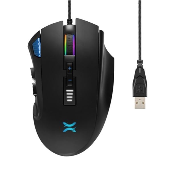 NOXO Nightmare Gaming egér 5000 DPI fekete (4770070881941)