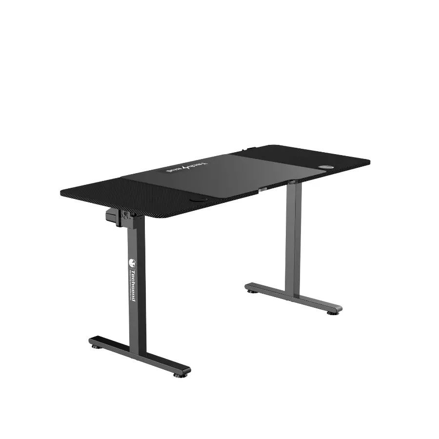 Techsend elektromosan állítható magasságú íróasztal fekete (PEL1260) (PEL1260 fekete)