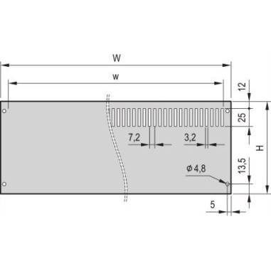 nVent SCHROFF 24576148 Hátlap 4 db (26.15.5947)