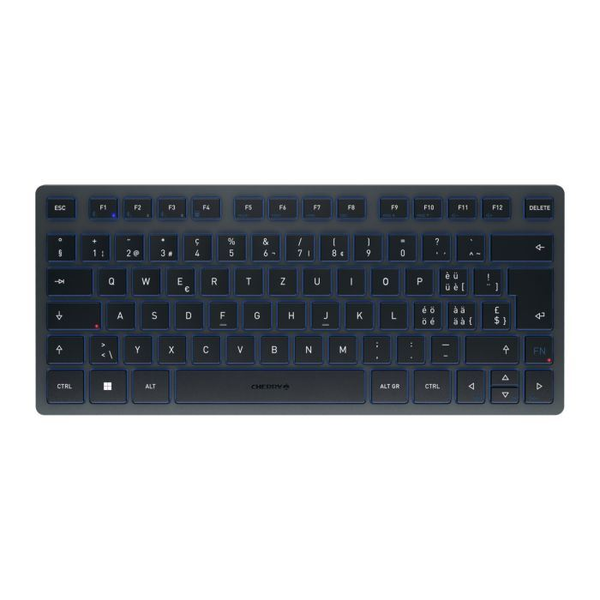 CHERRY KW 7100 MINI BT clavier Universel Bluetooth QWERTZ Suisse Bleu