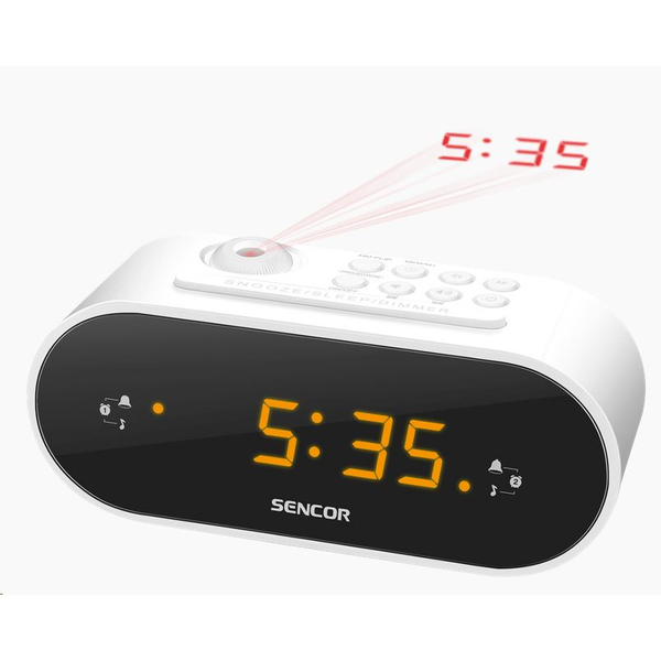 Sencor SRC 3100 W ébresztőórás rádió fehér