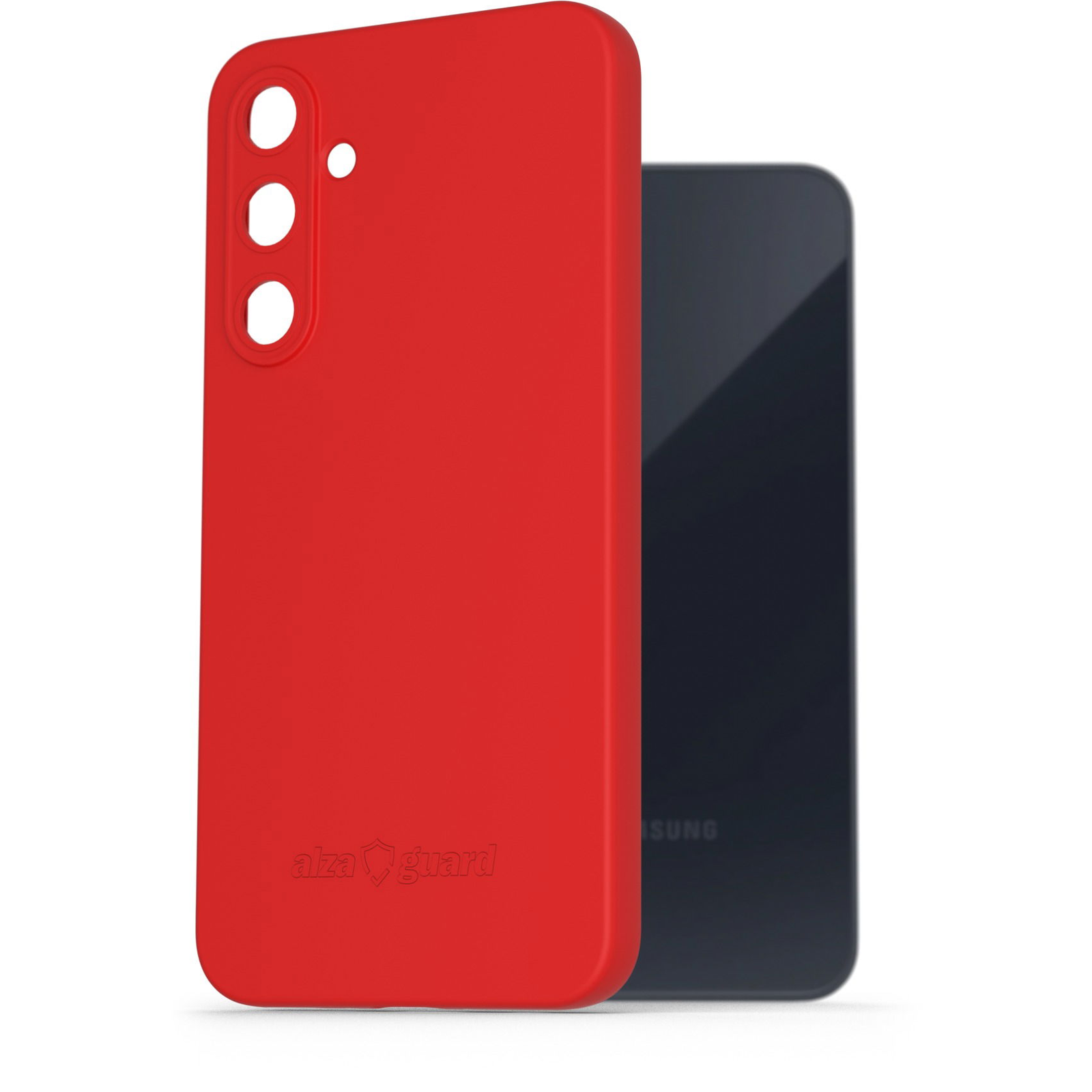 AlzaGuard Matte Samsung Galaxy A35 5G piros TPU tok (AGD-PCT364R)