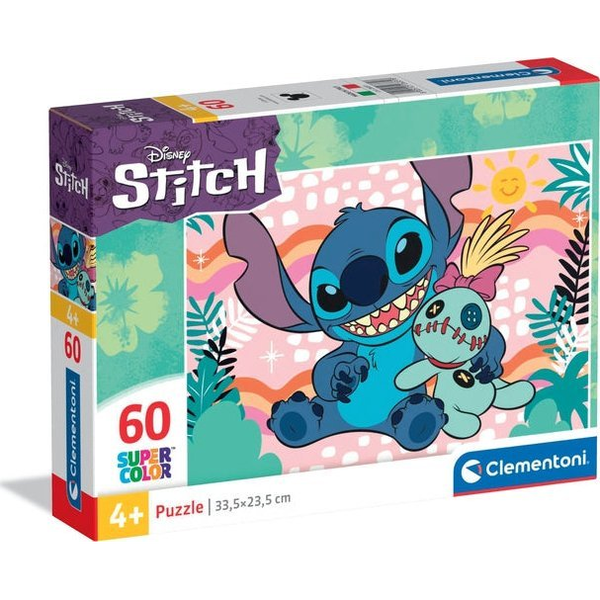Clementoni Supercolor 26331 puzzle 60 pz Cartoni