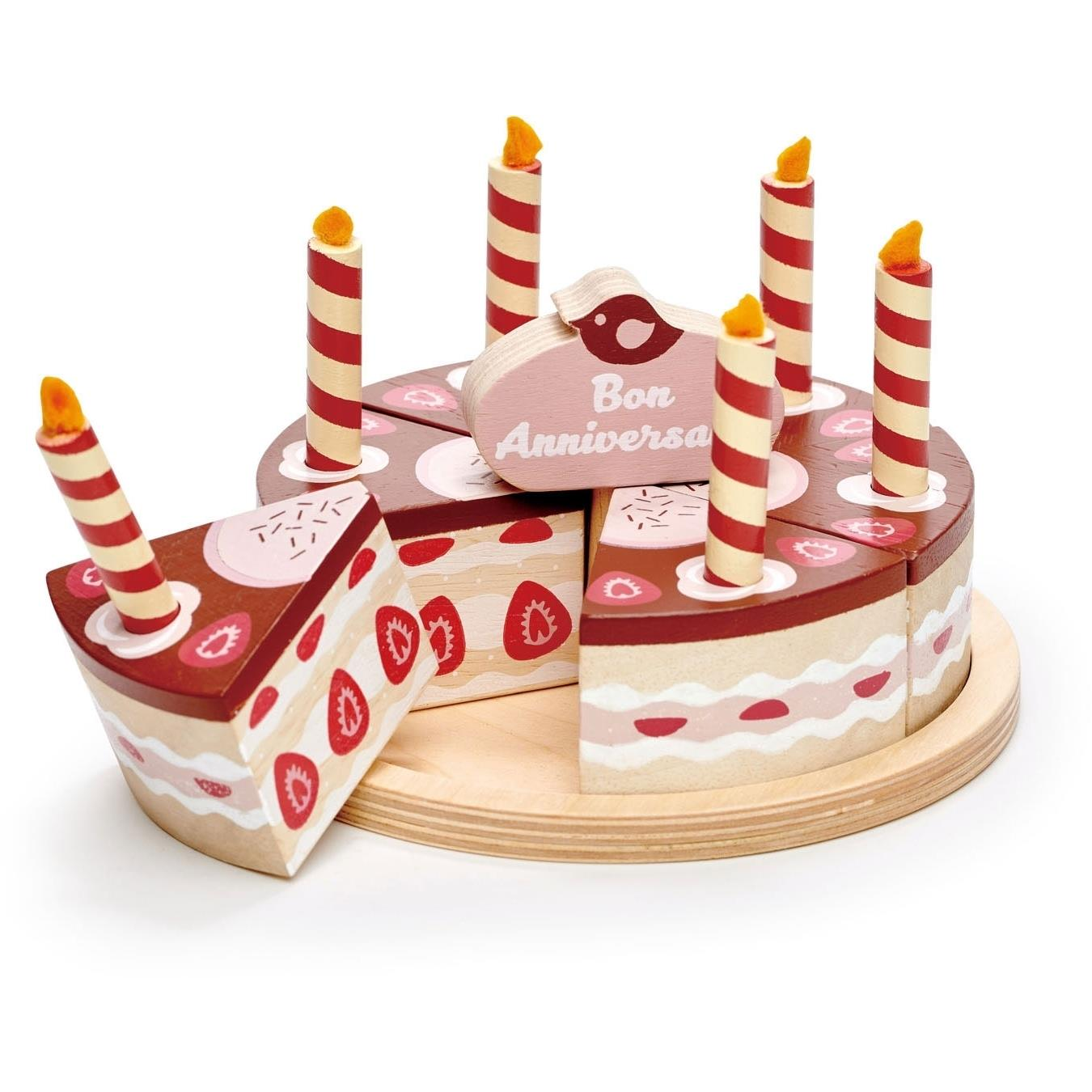 Tender Leaf Wooden Chocolate Cake Chocolate Birthday Cake (TL8283)