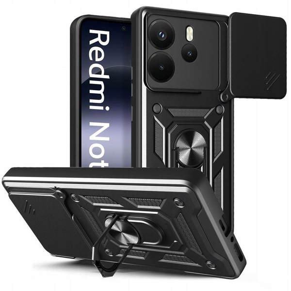 Etui Tech-Protect Camshield Pro Xiaomi Redmi Note 14 4G / LTE Matte Black