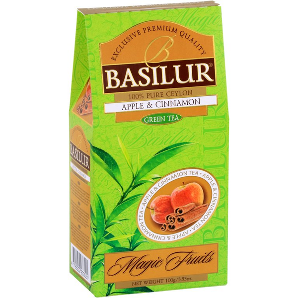 Basilur Magic Green Apple &amp; Cinnamon 100 g papír