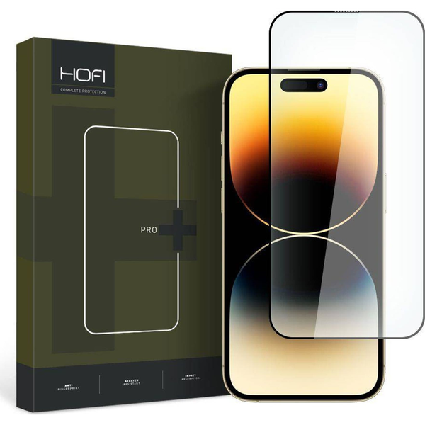 HOFI KALJENO STEKLO PRO+ ZA IPHONE 15 PRO MAX ČRNO 9H