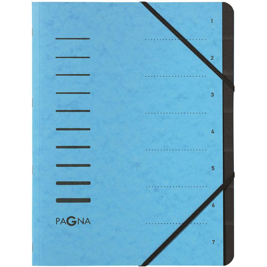 PAGNA Ordnungsmappe 7 Fächer 1-7 hellblau (40058-18) (40058-18)