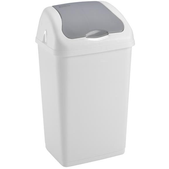 Heidrun cos de gunoi cu capac rabatabil 35L 32x27x57cm