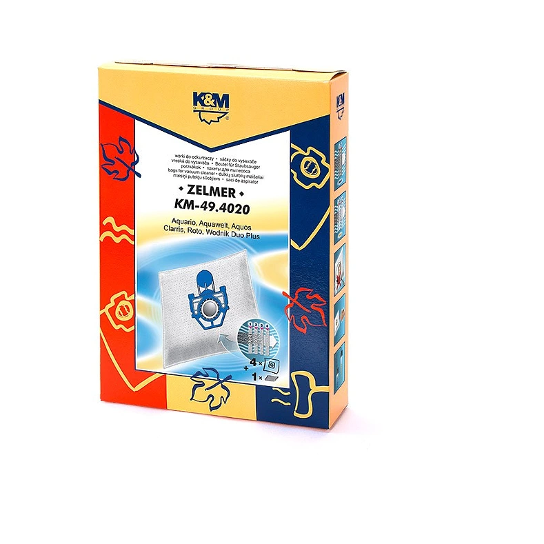K&M 49.4020 Zelmer Porzsák (4db/csomag) (KM 49.4020)