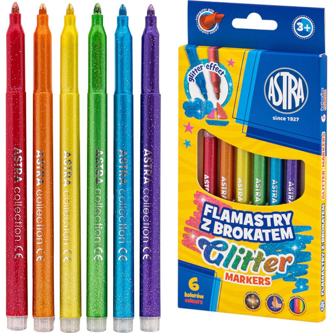 Filctoll Astra Glitteres 6 Színű ( )