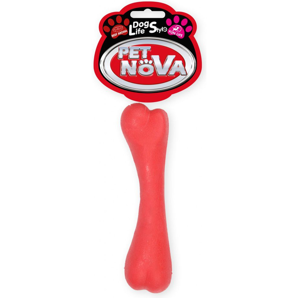 Szb Aqua Nova Kutyajáték Tömör Gumicsont 16 cm Piros Tpr-Bone16Re