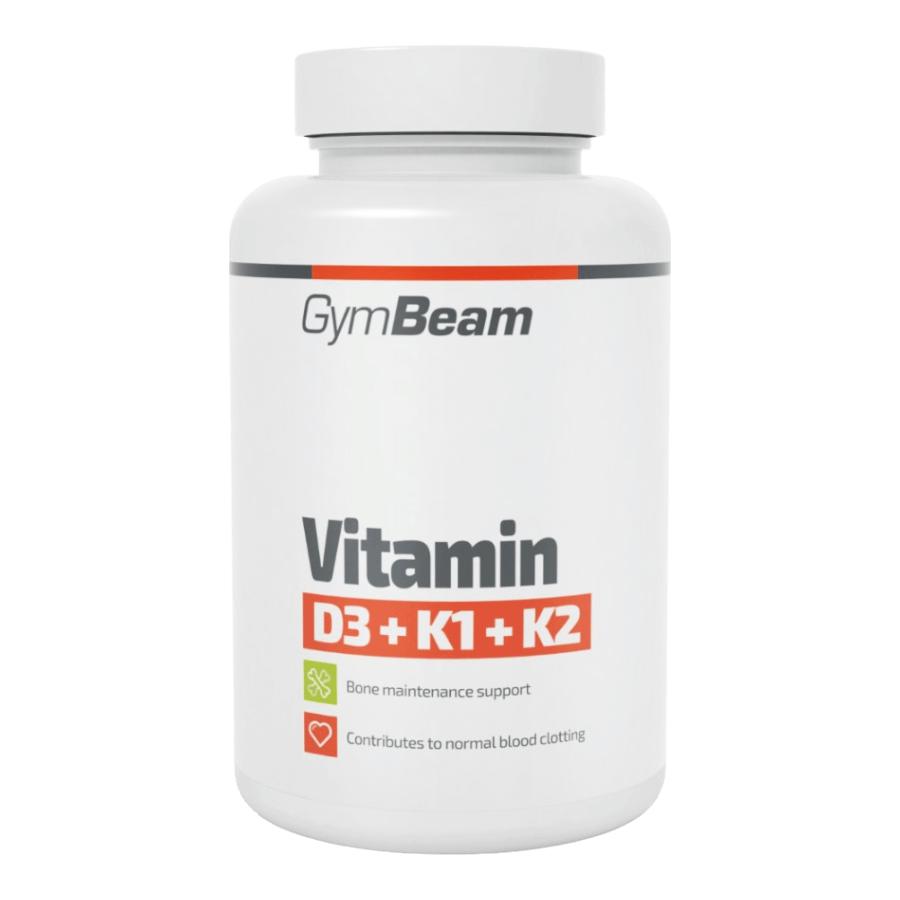 D3+K1+K2 vitamin - 60 kapszula - GymBeam (HMLY-28813-1-60kaps-unflavored)