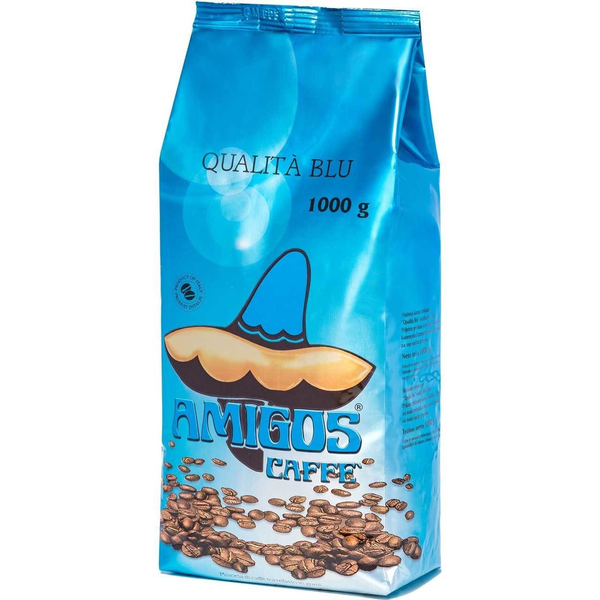 Amigos Caffe Qualitá Blu, szemes 1000 g