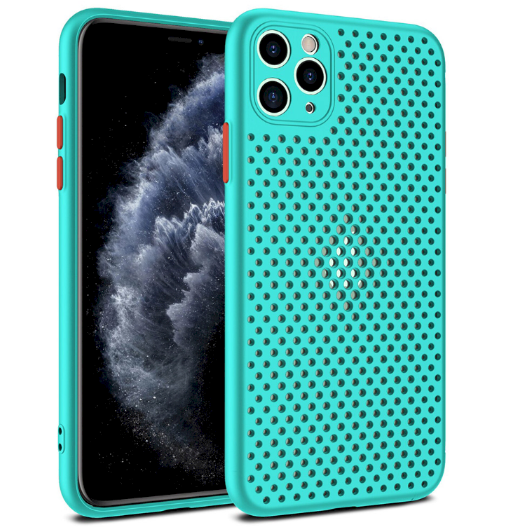 Fusion Breathe Apple iPhone 12 Mini Szilikon Tok - Kék (FSN-BR-BC-IPH12M-MI)