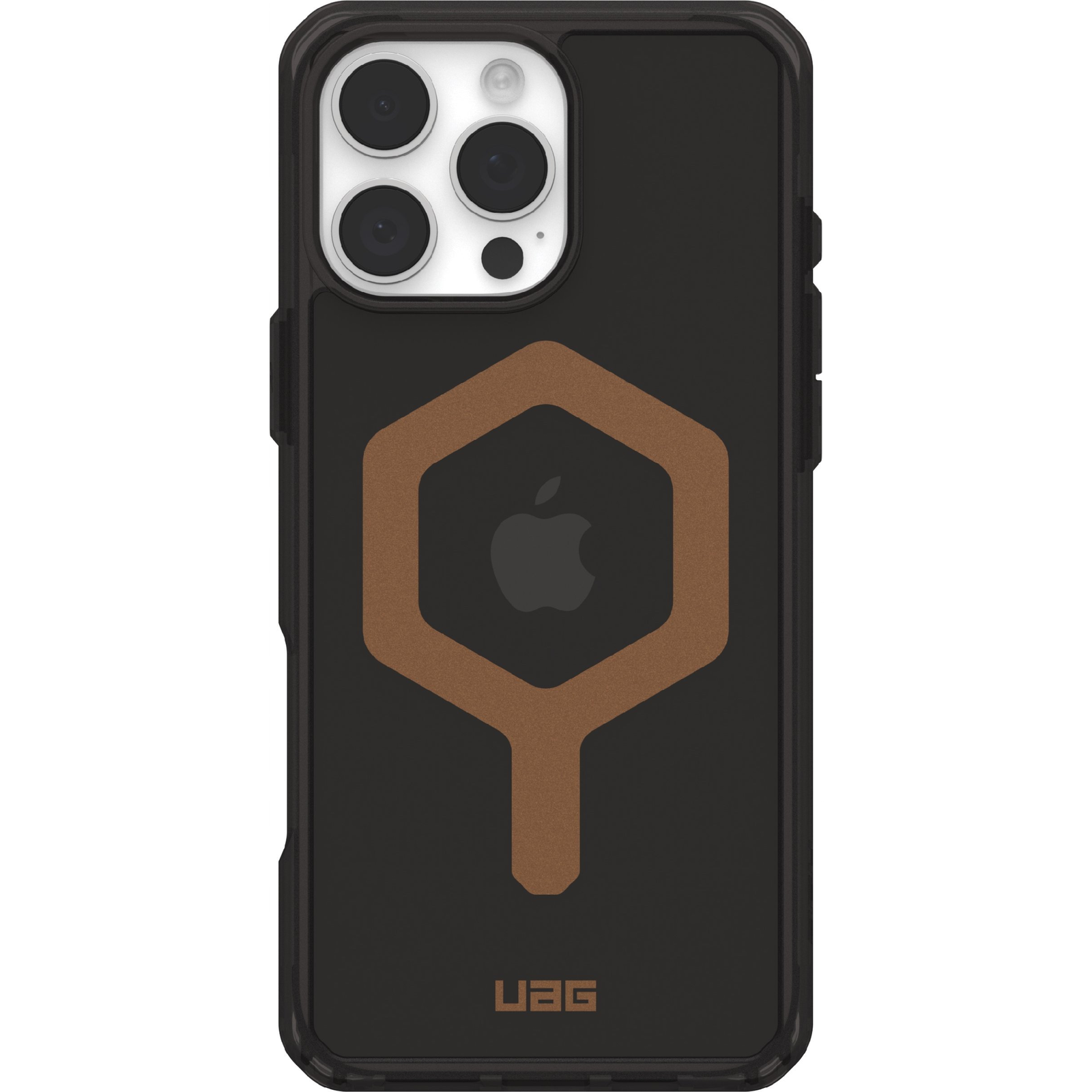 UAG Plyo Apple iPhone 16 Pro Max hátlap tok, fekete/bronz (114481114085)