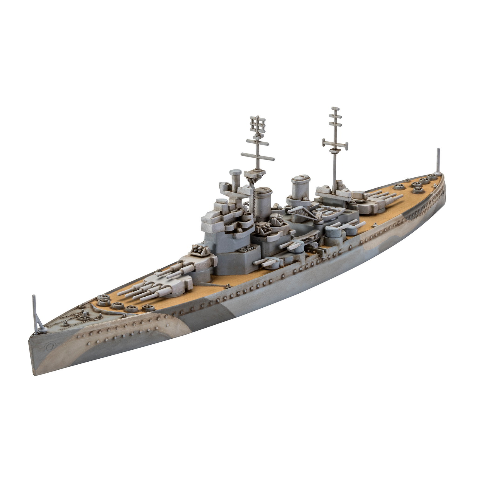 Revell Bismarck Battle hajó műanyag modell (1:1200) (05668)