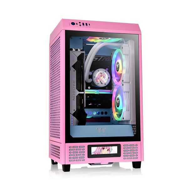 Thermaltake The Tower 200 Bubble Pink Számítógépház - Rózsaszín