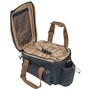 Basil Bolsa Miles Xl Pro Mik 9-36l Impermeable Poliester Negro/beige Con Reflectantes (31x23x22.5cm)
