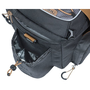 Basil Bolsa Miles Xl Pro Mik 9-36l Impermeable Poliester Negro/beige Con Reflectantes (31x23x22.5cm)