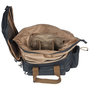 Basil Bolsa Miles Xl Pro Mik 9-36l Impermeable Poliester Negro/beige Con Reflectantes (31x23x22.5cm)