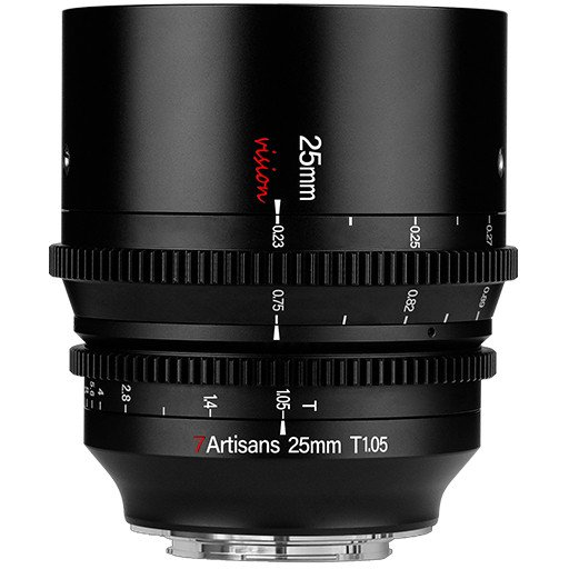 7Artisans C105B 25 mm T1.05 EOS-R Manuális Cine Objektív