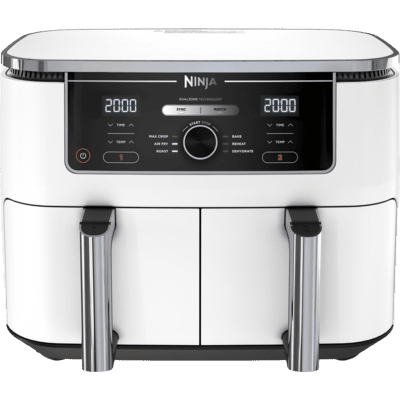 AF400EUWH Foodi MAX Dual Zone 9.5L fehér Airfryer