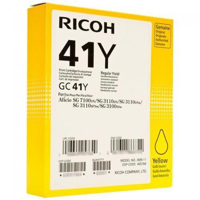 Ricoh GC-41YHY sárga gél 2.200 oldal (405764) (405764)