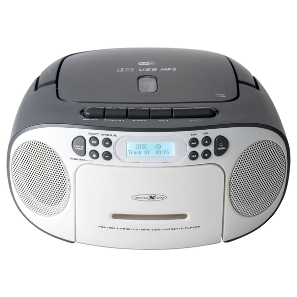 Reflexion RCR2260DAB Boombox weiß/blau